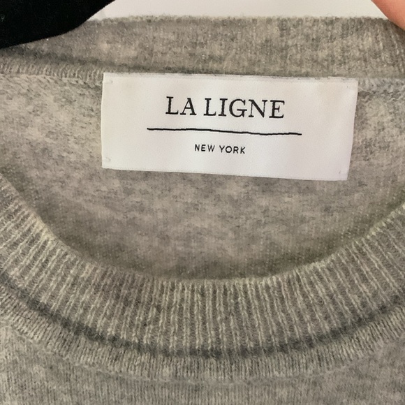 La Ligne Wool/Cashmere Crew Sweater, Small - Picture 2 of 4